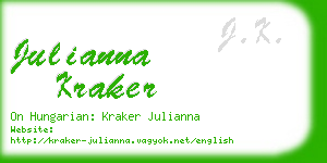 julianna kraker business card